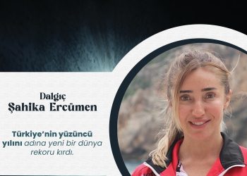 Dalgıç Şahika Ercümen, Türkiye’nin 100. yılını adına yeni bir dünya rekoru kırdı